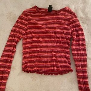 Target striped long sleeve. Size: 9-10